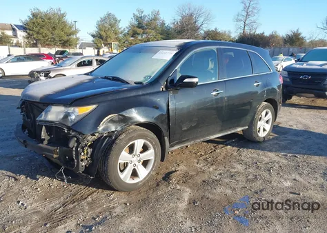 2010 Acura Mdx из США, поврежденный, VIN 2HNYD2H29AH525574